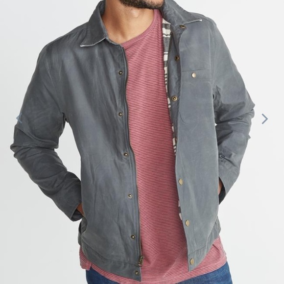 marine layer waxed jacket